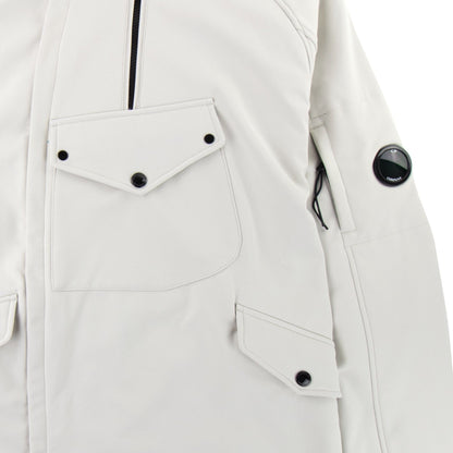 Cp Company Multi Pocket Soft Shell Jacket White