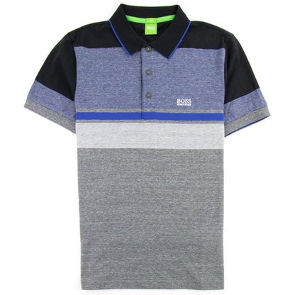 Hugo Boss Paule 2 Short Sleeve Polo Black/blue