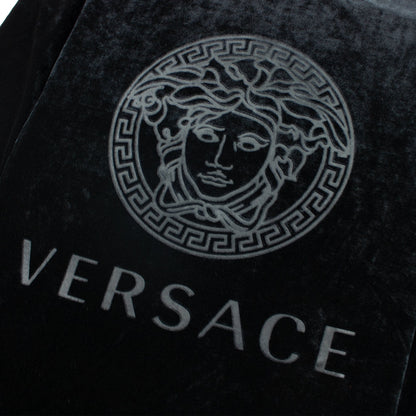 Versace Velour Medusa Crewneck Black