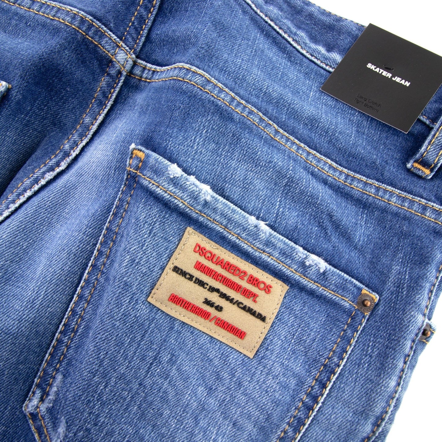 Dsquared2 Patch Logos Skater Jeans Denim 470