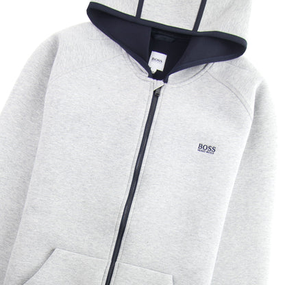 Hugo Boss Kids Small Logo Hooded Sweatshirt Grey Marl