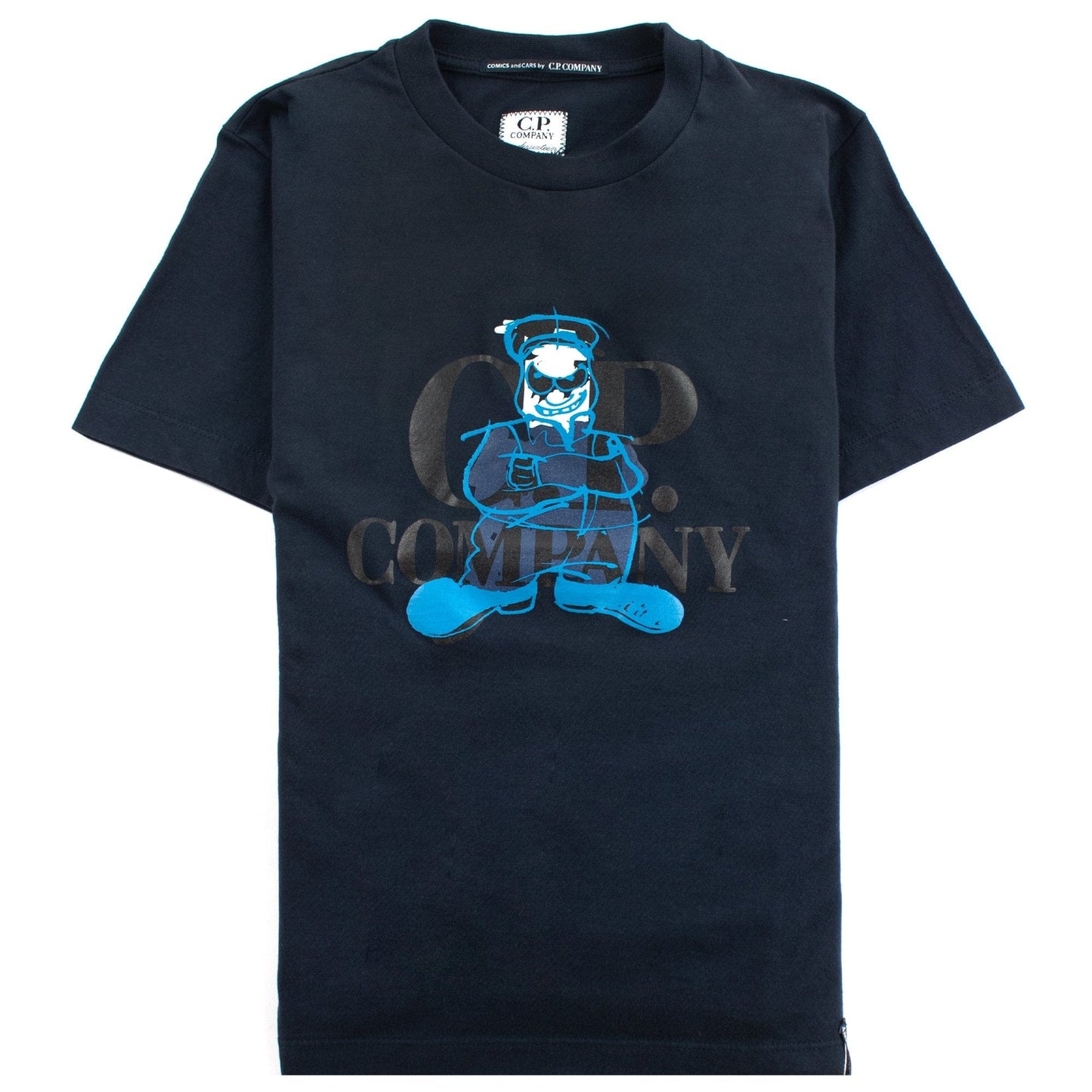 Cp Company Undersixteen Comics And Cars Logo T-shirt Navy 888