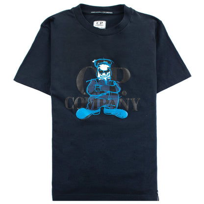 Cp Company Undersixteen Comics And Cars Logo T-shirt Navy 888