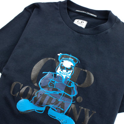 Cp Company Undersixteen Comics And Cars Logo T-shirt Navy 888