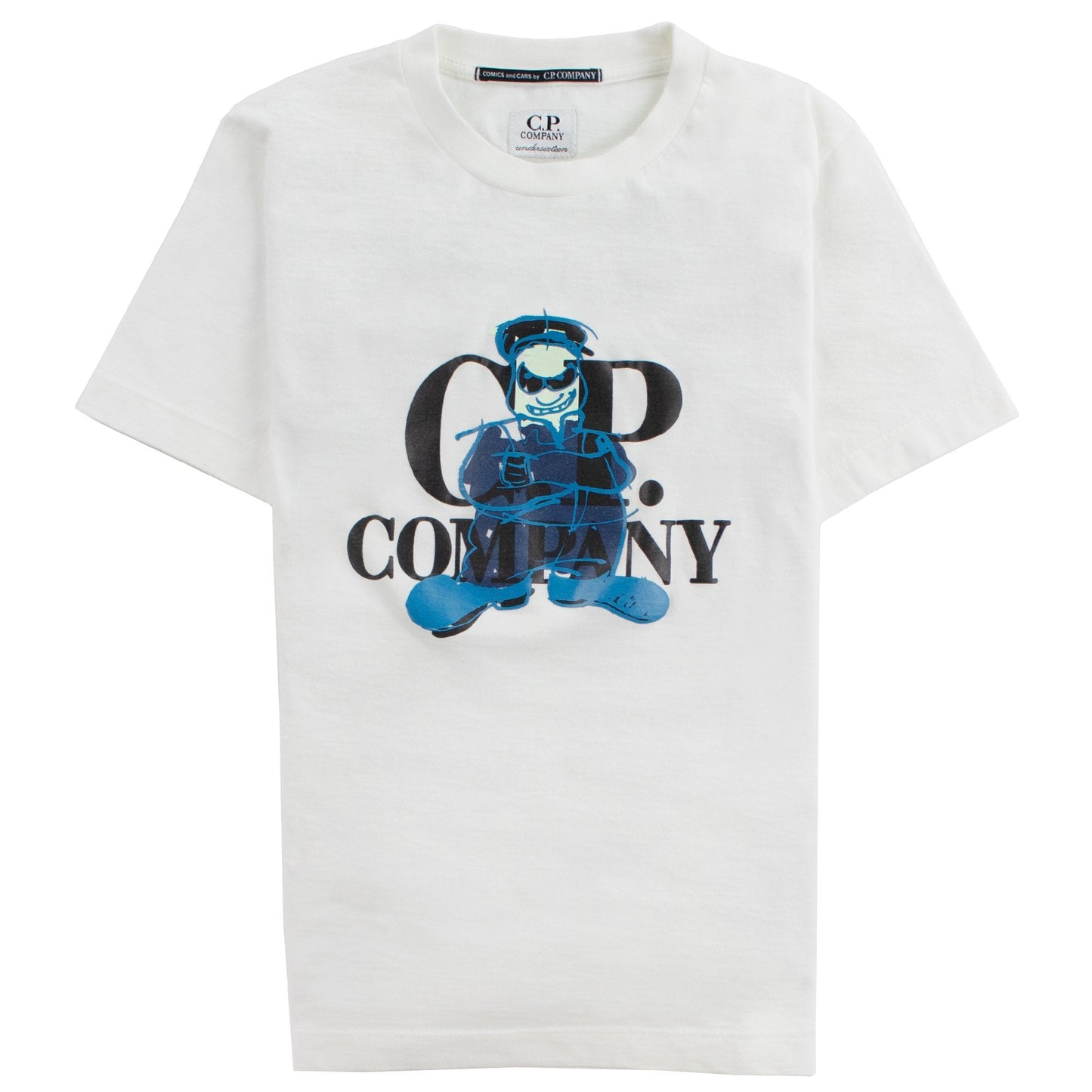Cp Company Undersixteen Comics And Cars Logo T-shirt White 103