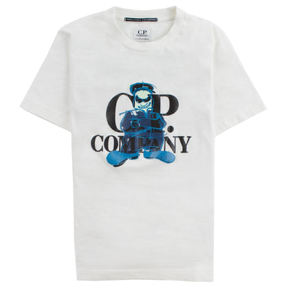 Cp Company Undersixteen Comics And Cars Logo T-shirt White 103