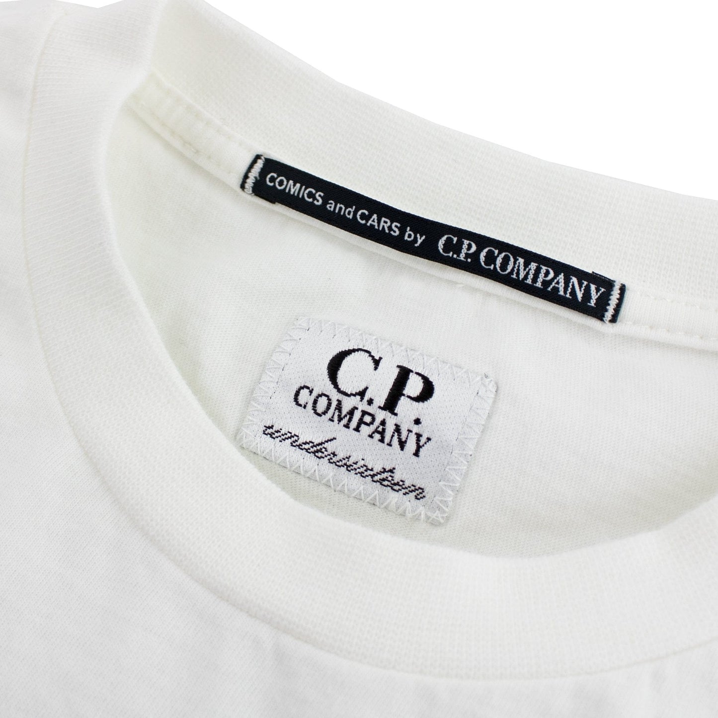 Cp Company Undersixteen Comics And Cars Logo T-shirt White 103