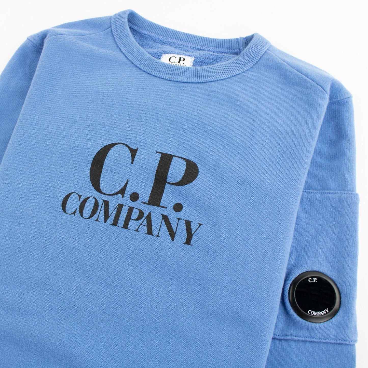 Cp Company Undersixteen Basic Lens Crewneck Sweatshirt Blue 818