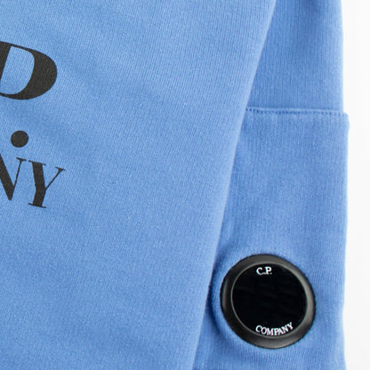 Cp Company Undersixteen Basic Lens Crewneck Sweatshirt Blue 818