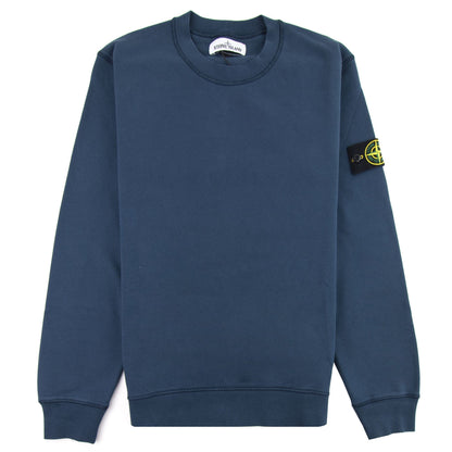 Stone Island 63020 Crewneck Sweatshirt Marine Blue V0028