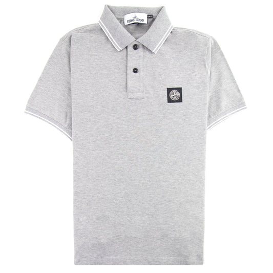 Stone Island 22s18 Slim Fit Polo Shirt Grey V0m64