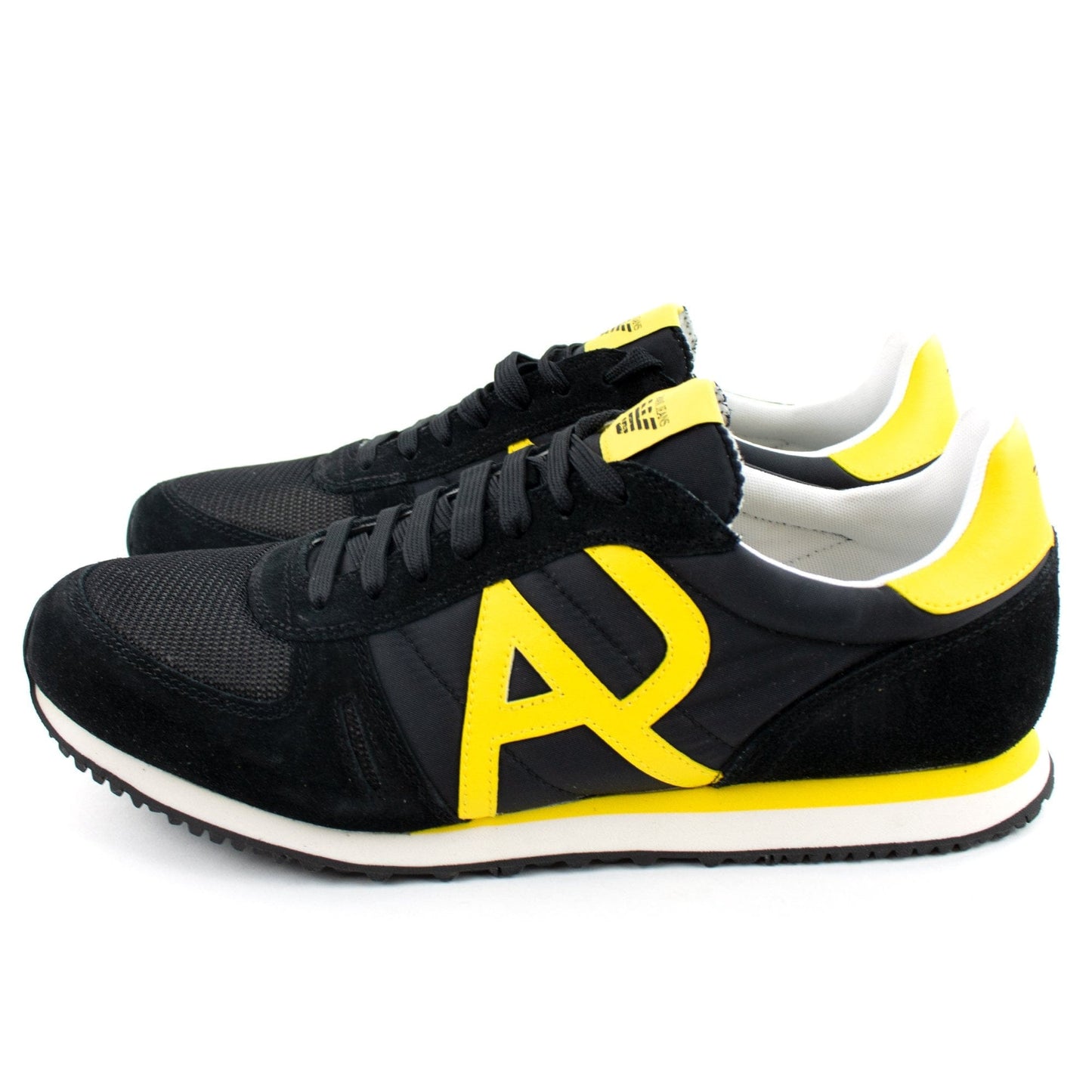 Armani Jeans Trainers Black/yellow