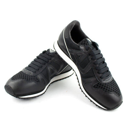 Armani Jeans Mesh Shoe Black