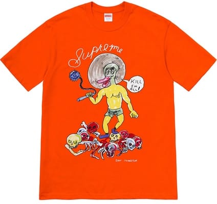 SUPREME DANIEL JOHNSON KILL EM ALL TEE