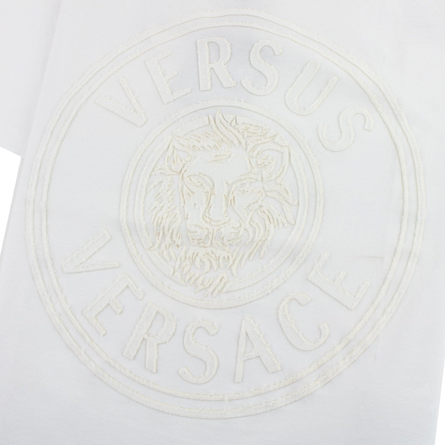 Versace Versus Slim Fit Lion T-shirt White