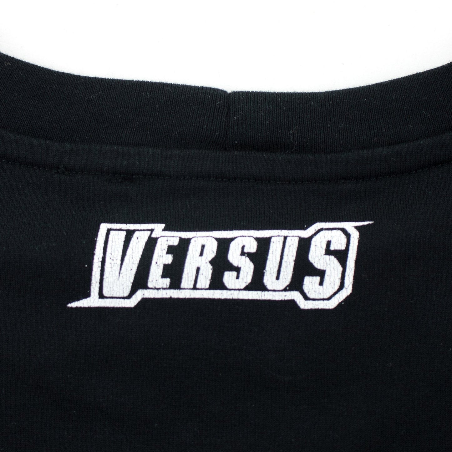Versace Versus La Fit Print T-shirt Black
