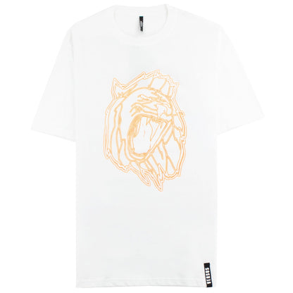 Versace Versus Lion Head Print T-shirt White