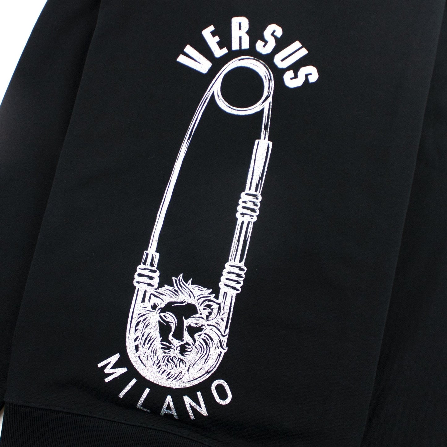 Versace Versus Pin Logo Sweatshirt Black