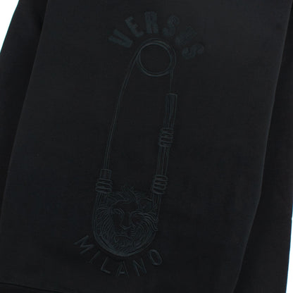 Versace Versus Embroidered Pin Sweatshirt Black