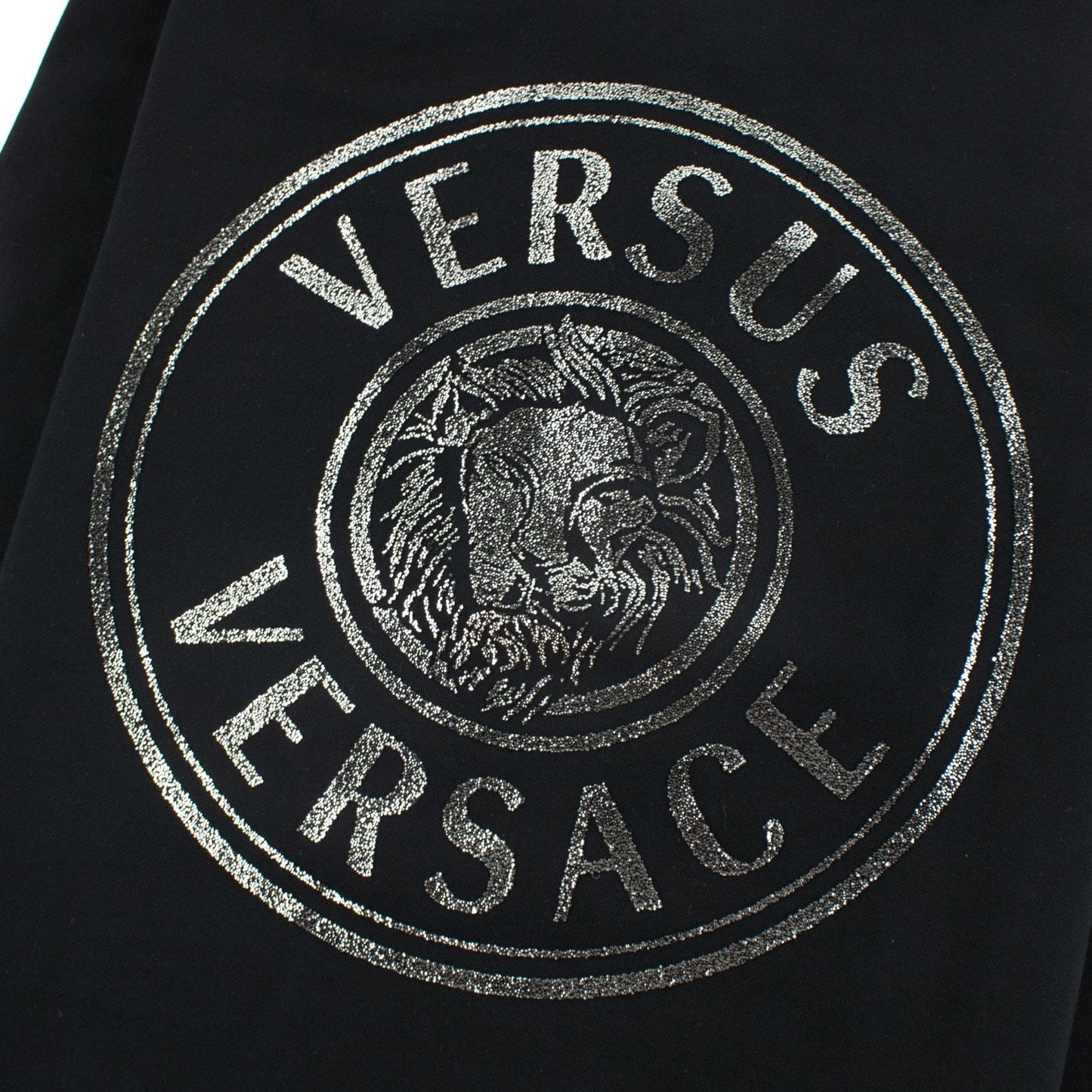 Versace Versus Lion Medallion Sweatshirt Black
