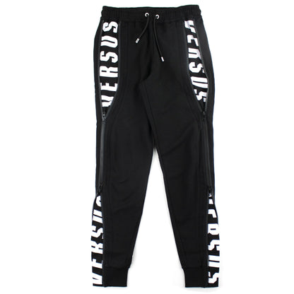 Versace Versus Zip Leg Bottoms Black