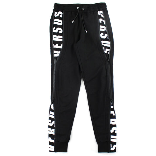 Versace Versus Zip Leg Bottoms Black