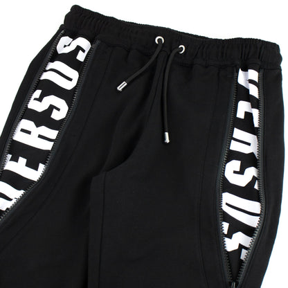 Versace Versus Zip Leg Bottoms Black