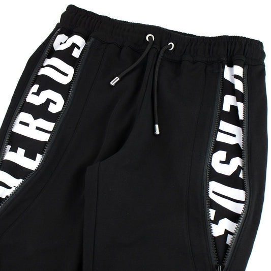 Versace Versus Zip Leg Bottoms Black