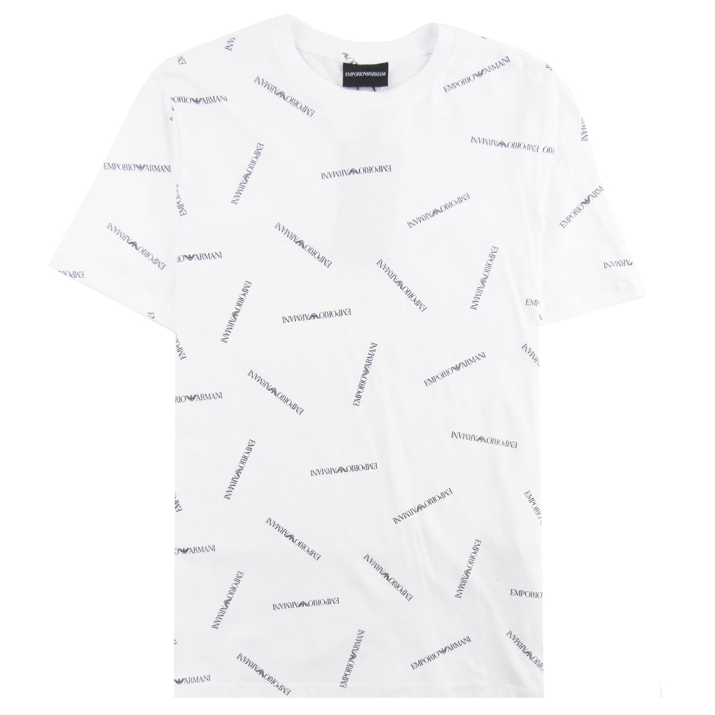 Emporio Armani All Over Print T-shirt White 0100
