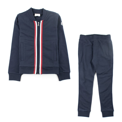 Moncler Junior Full Tracksuit Navy