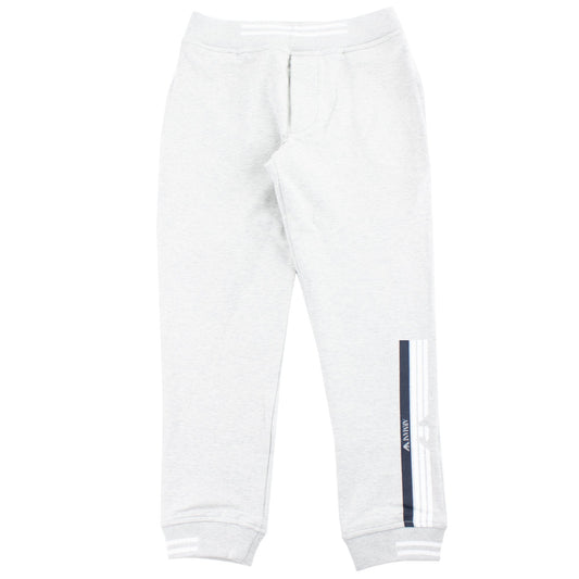 Armani Junior Logo Jogging Bottoms Grey