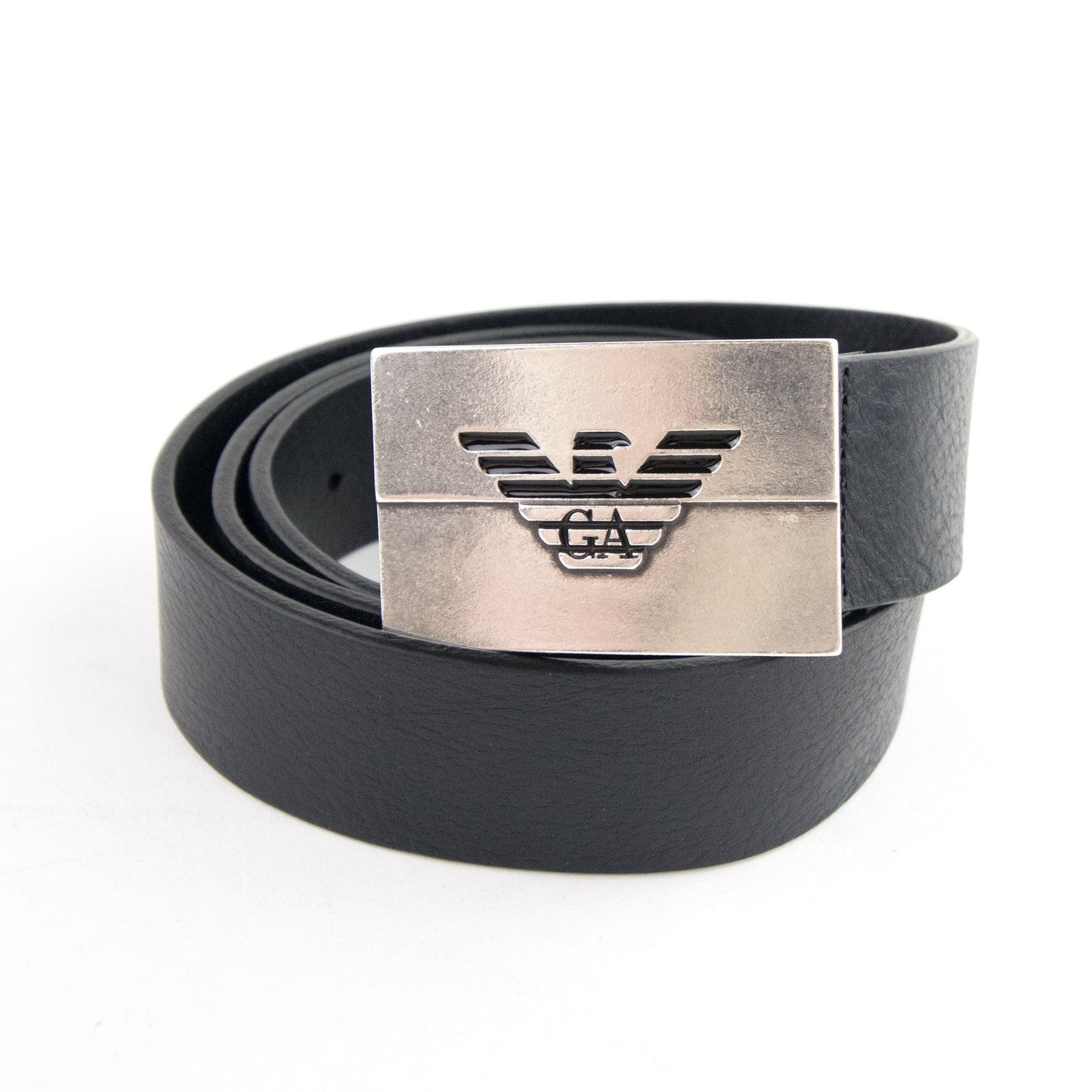 Emporio Armani Eagle Crest Belt Black