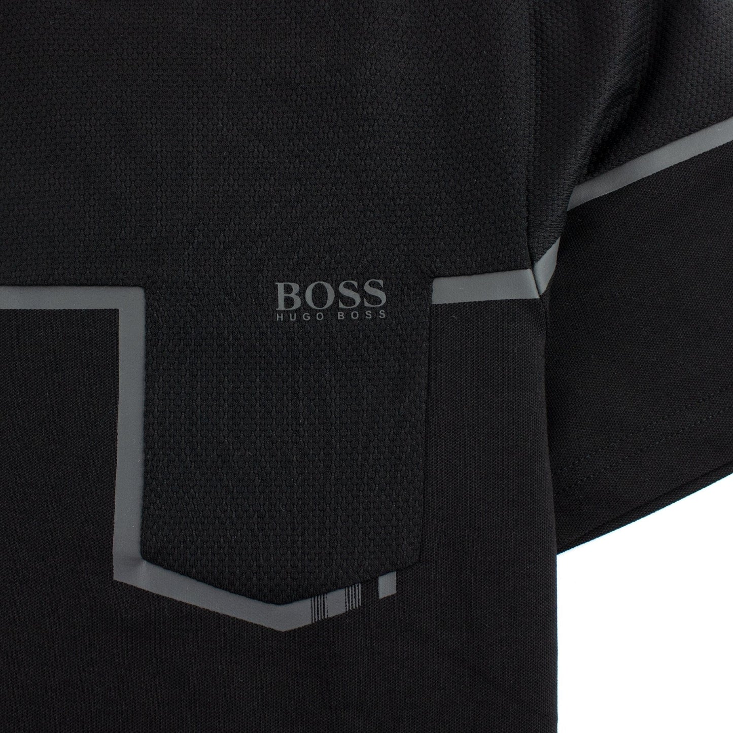 Hugo Boss Slim-fit Mixed-material T-shirt Black