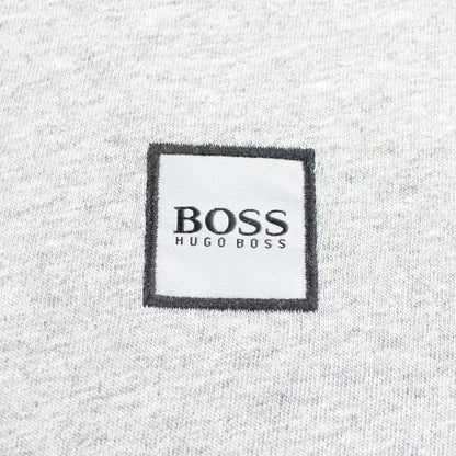 Hugo Boss Crew-neck T-shirt In Single-jersey Cotton Grey