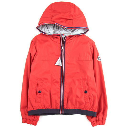 Moncler Junior Anton Infant Hooded Jacket Red 456