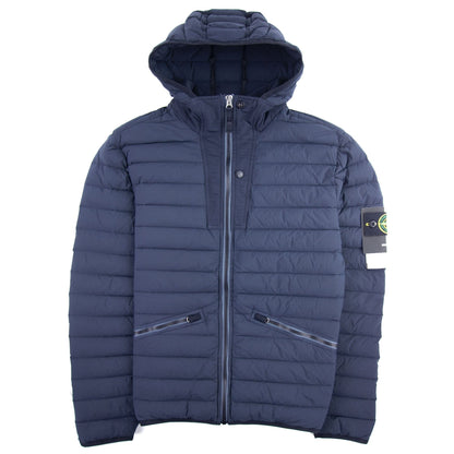 Stone Island Loom Stretch Nylon-TC Jacket Navy Blue V0020