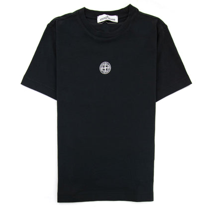 Stone Island Junior Digital Landscape T-shirt Black V0029