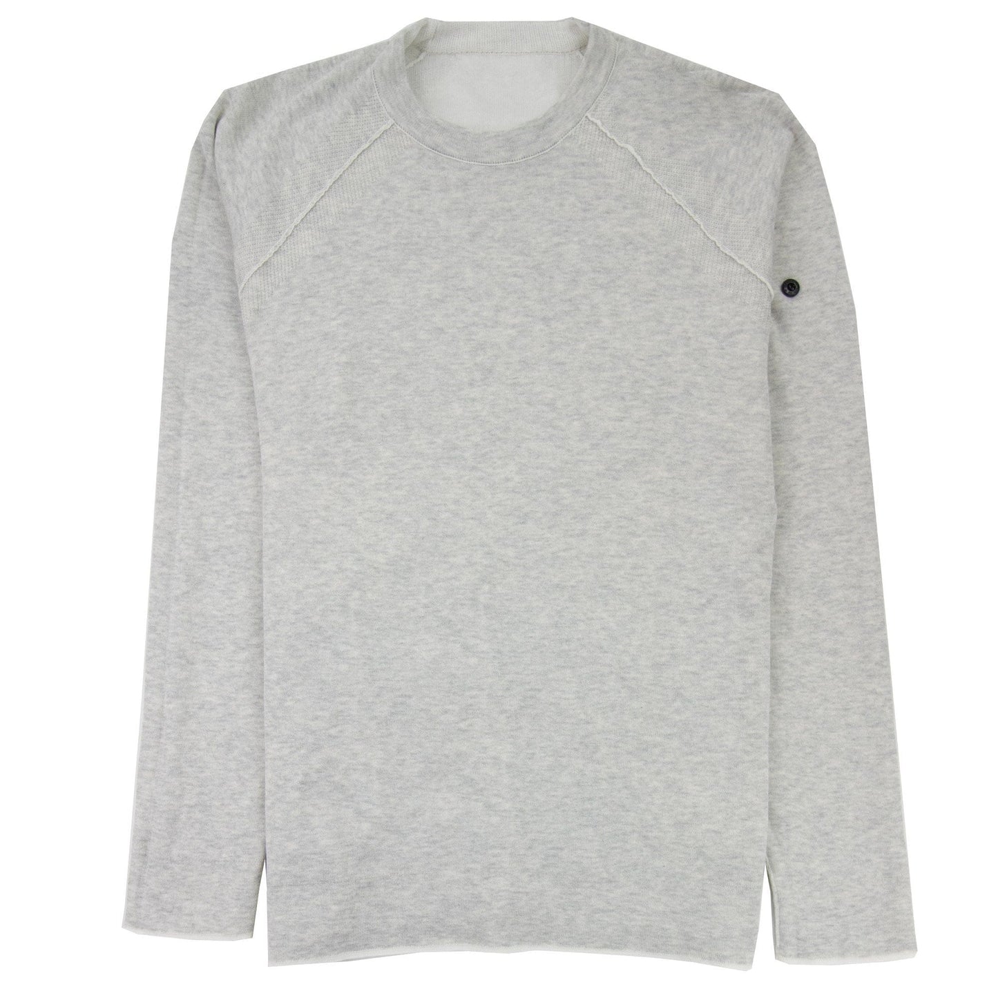 Stone Island Reversible Knit Pullover Light Grey