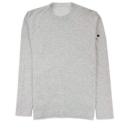 Stone Island Reversible Knit Pullover Light Grey