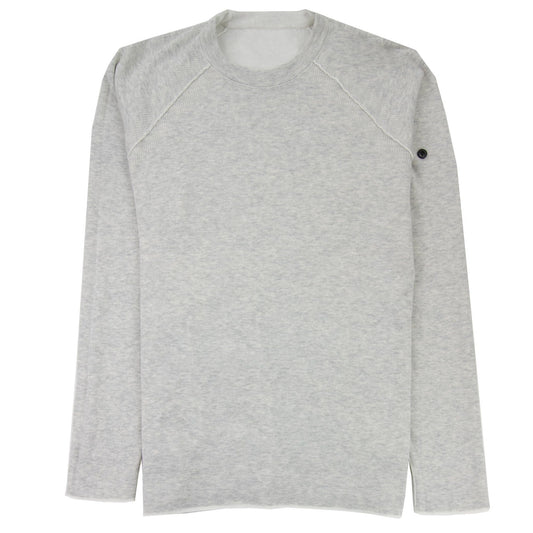 Stone Island Reversible Knit Pullover Light Grey