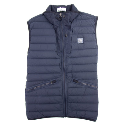 Stone Island Woven Pin Gilet Navy Blue V0020