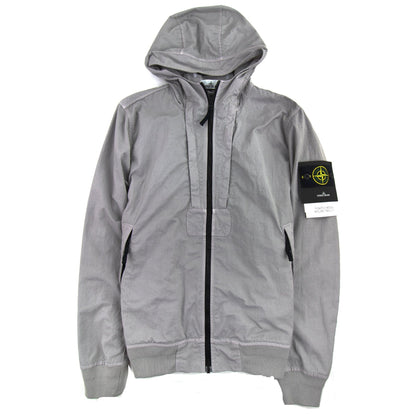 Stone Island Woven Nylon Twill TC Jacket Light Grey