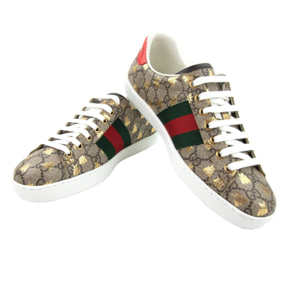 Gucci Ace GG Supreme Bees Sneaker Beige 8465