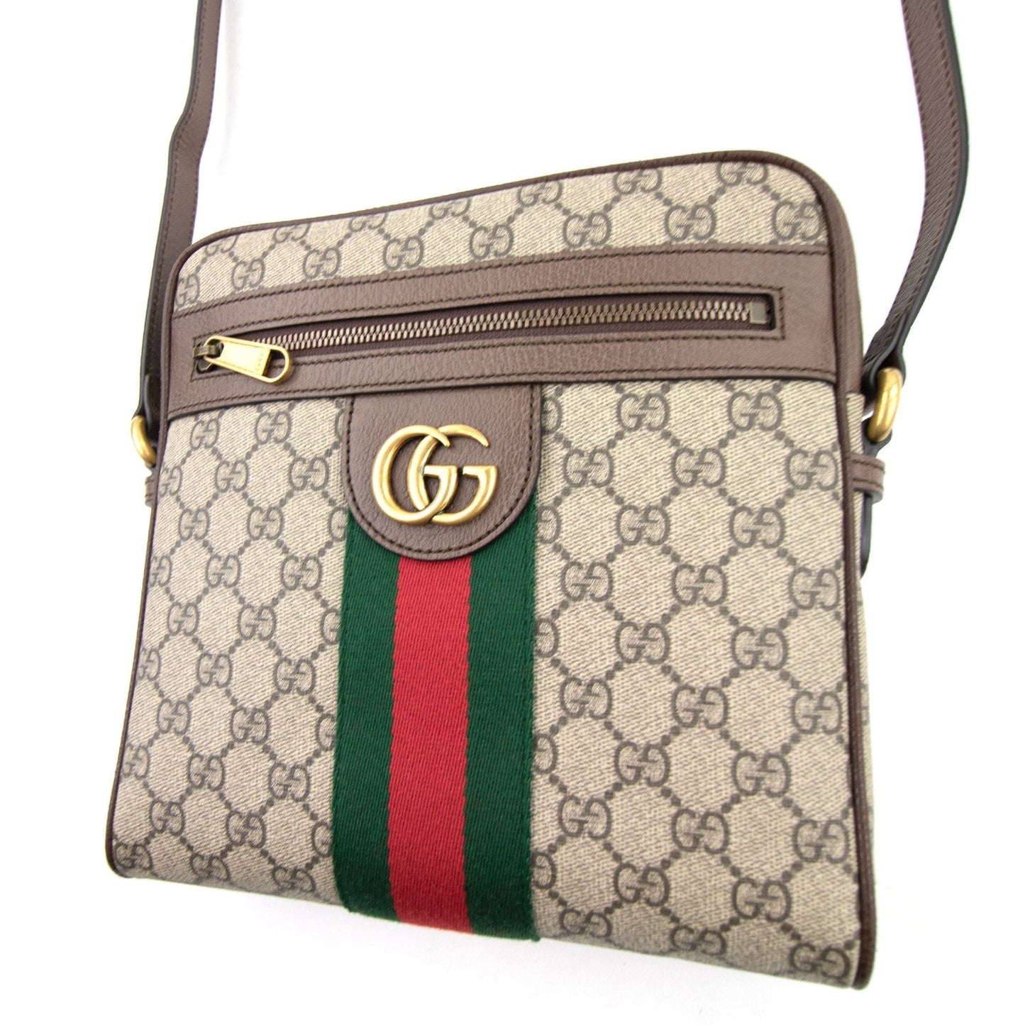 Gucci Ophidia GG Messenger Bag Beige 8745