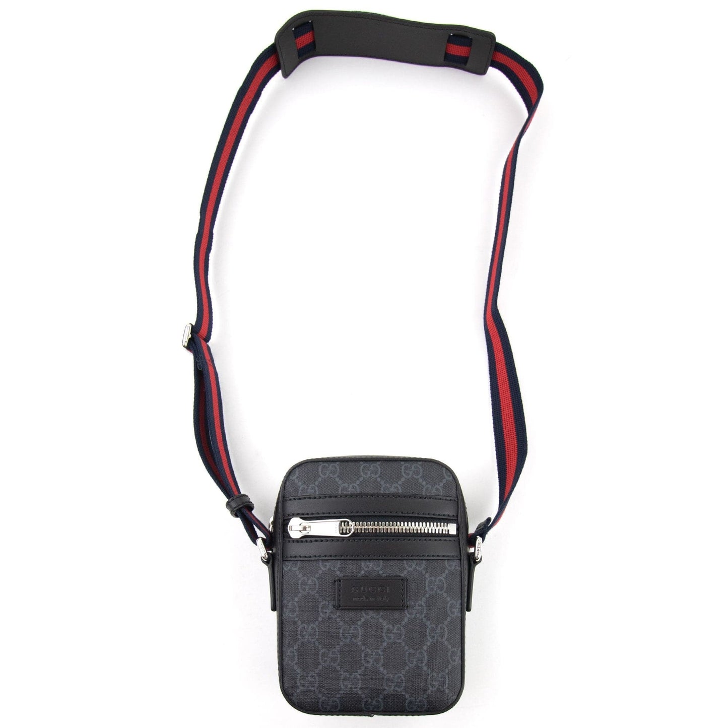 Gucci All Over Print Messenger Bag Black 1095