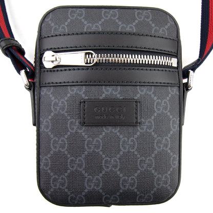 Gucci All Over Print Messenger Bag Black 1095