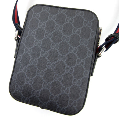 Gucci All Over Print Messenger Bag Black 1095