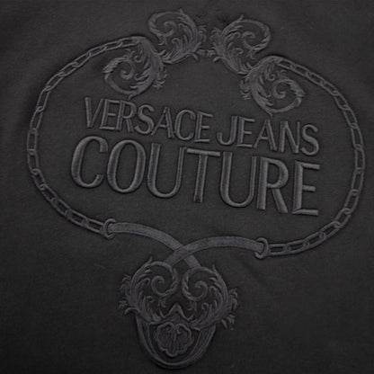Versace Jeans Couture Felpa Sweat Embossed Logo Black