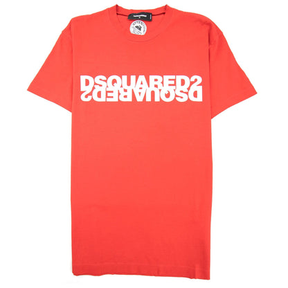 Dsquared2 Mirror Logo Tshirt Red
