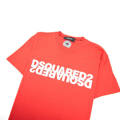 Dsquared2 Mirror Logo Tshirt Red